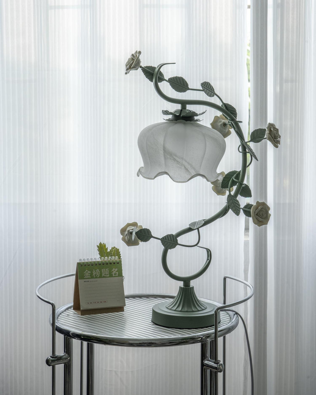 Ron Rose Flower Glass Table Lamp — product view 72