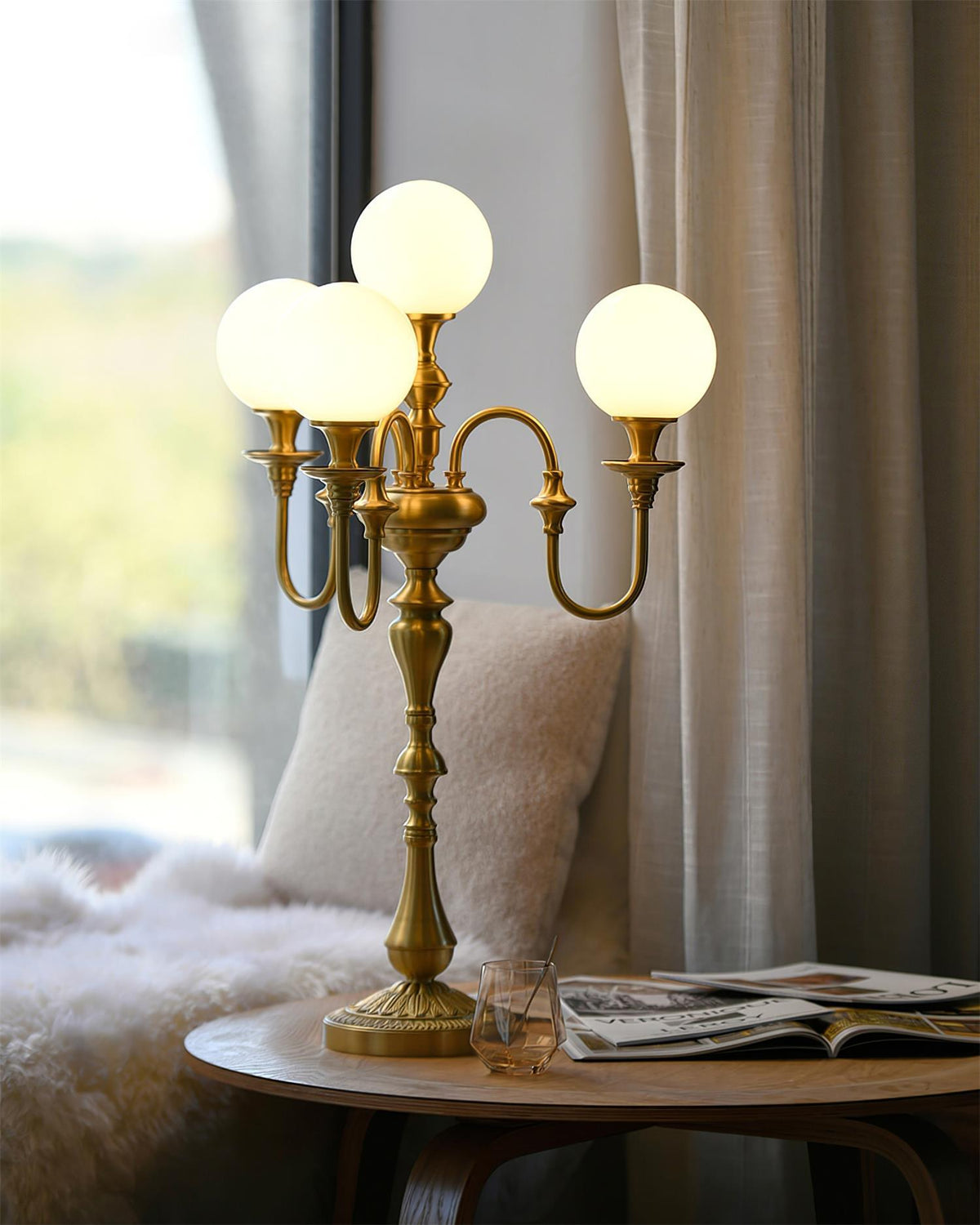 Beatty Brass Table Lamp — product view 8