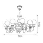 Beatty Brass Chandelier — product view 8