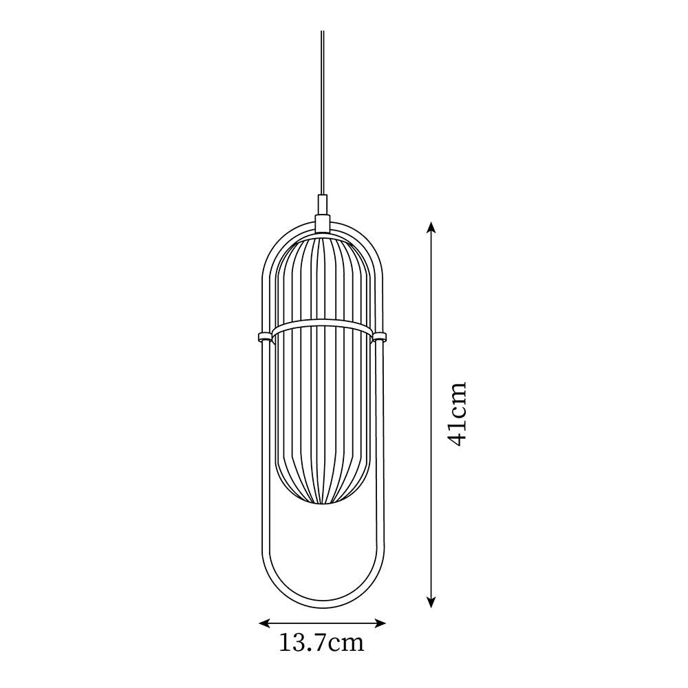 Zesta Glass Pendant Lamp — product view 5