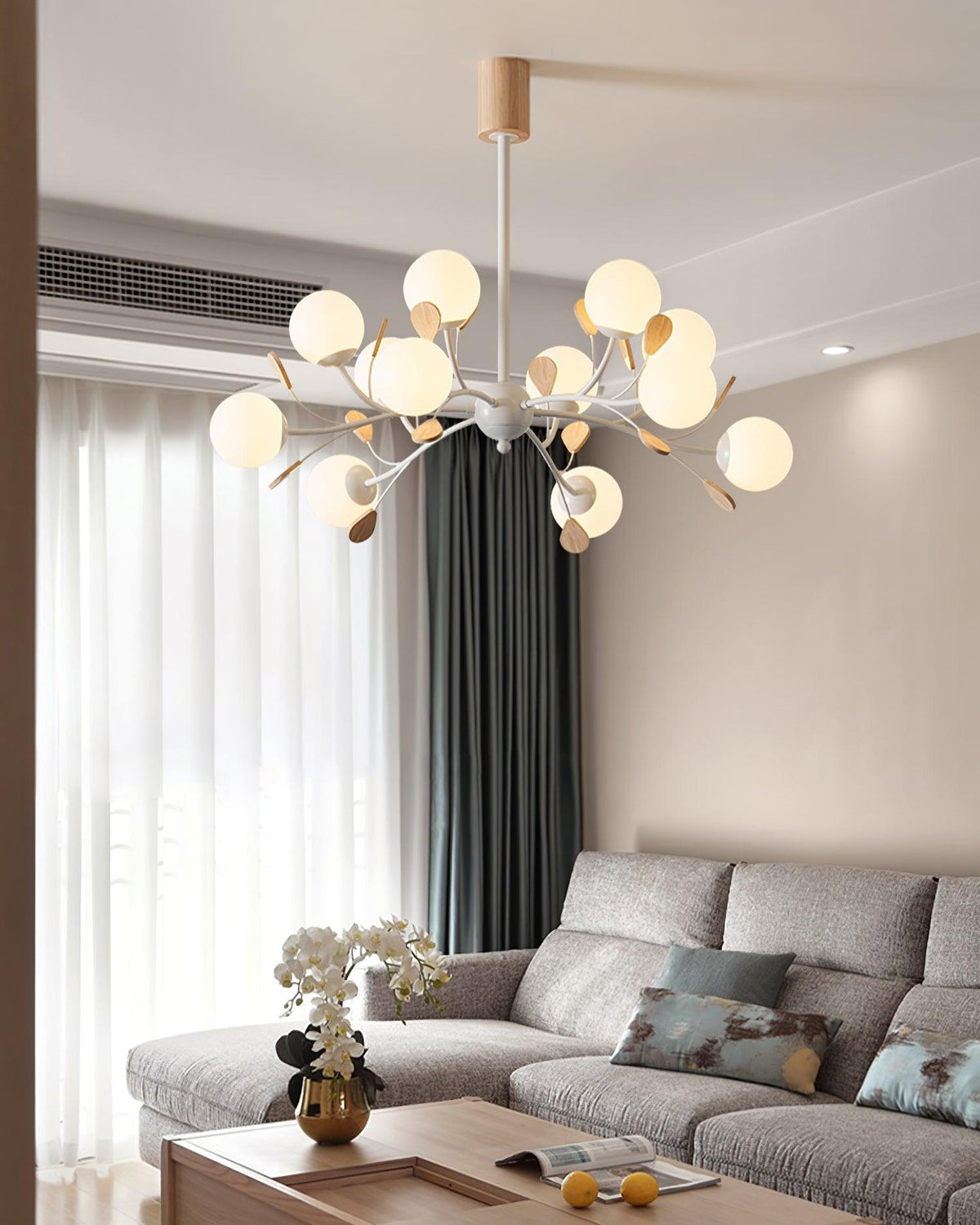 Melanie Glass Chandelier — product view 9