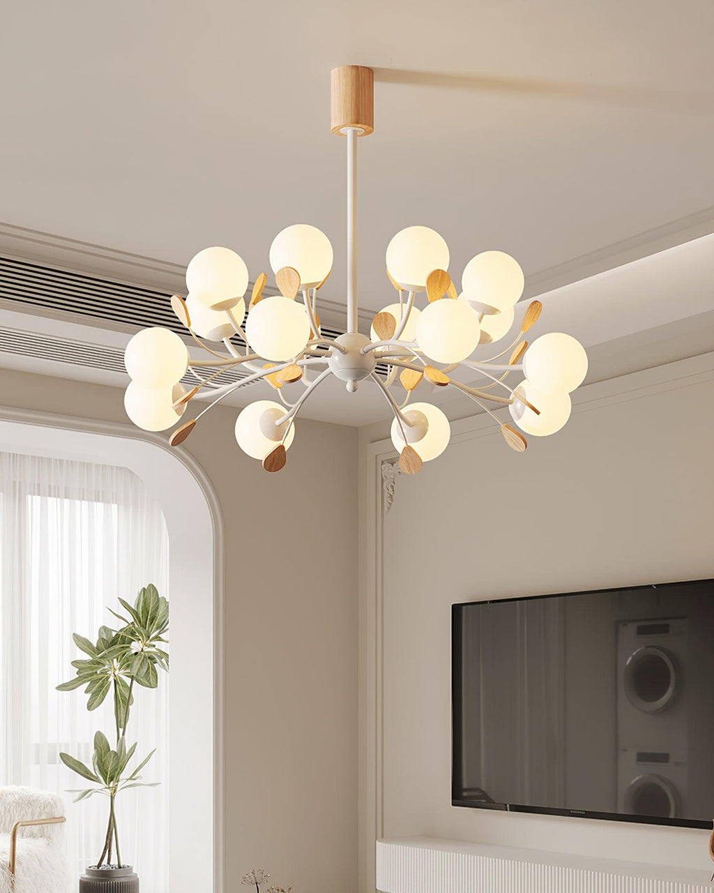 Melanie Glass Chandelier — product view 10