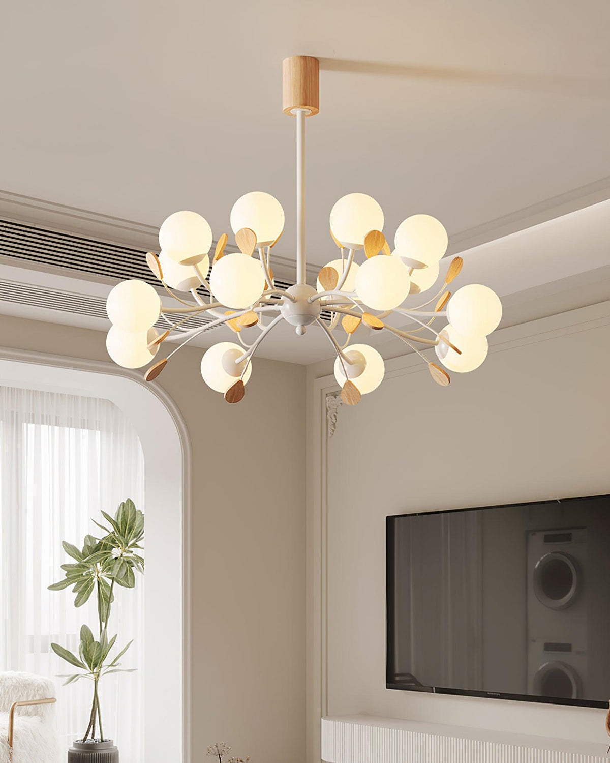 Melanie Glass Chandelier — product view 10