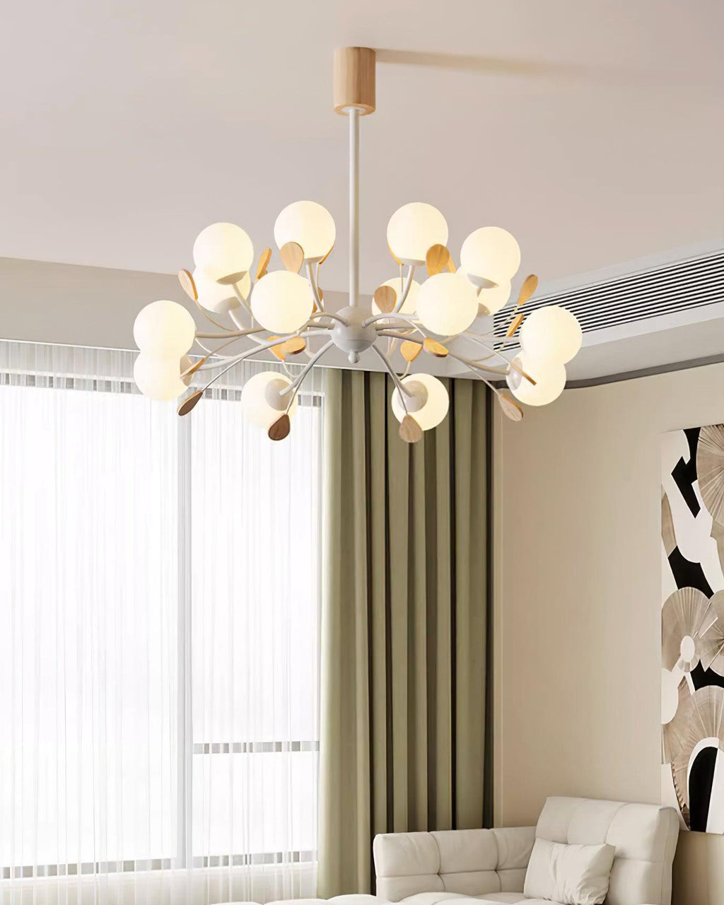 Melanie Glass Chandelier — product view 17