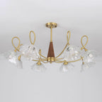 Century Lotus Leaf Glass Chandelier — product view 14