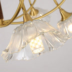 Century Lotus Leaf Glass Chandelier — product view 16