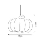 Duzy Pumpkin Metal Pendant Lamp — product view 5