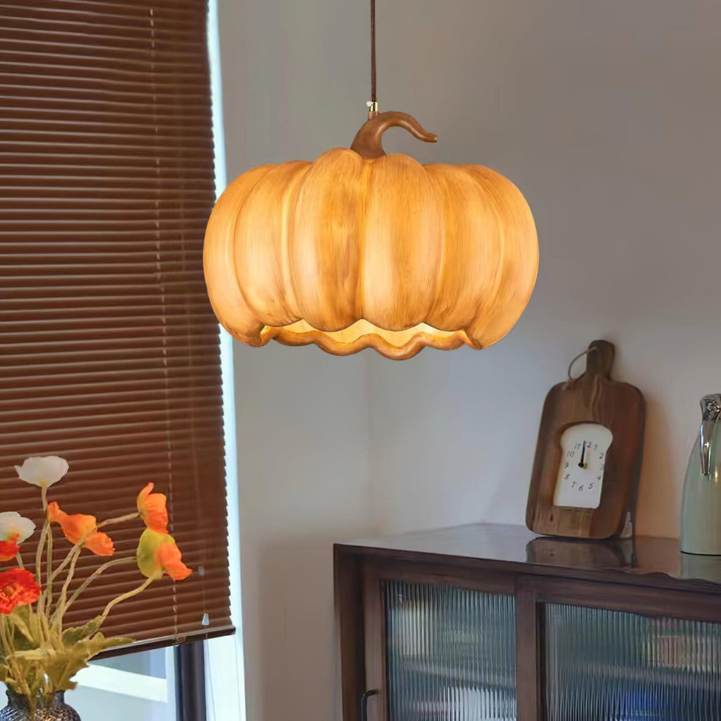 Duzy Pumpkin Metal Pendant Lamp — product view 9