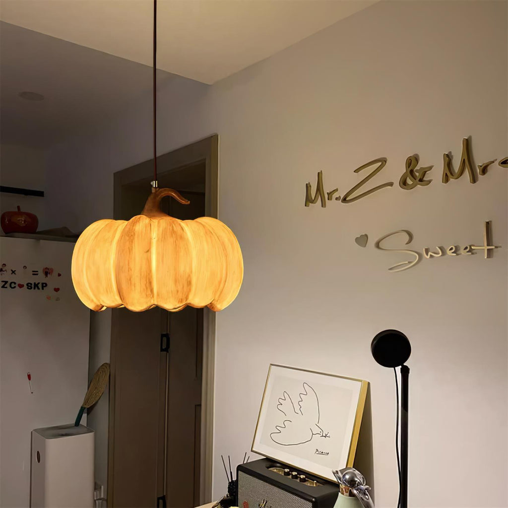 Duzy Pumpkin Metal Pendant Lamp — product view 13