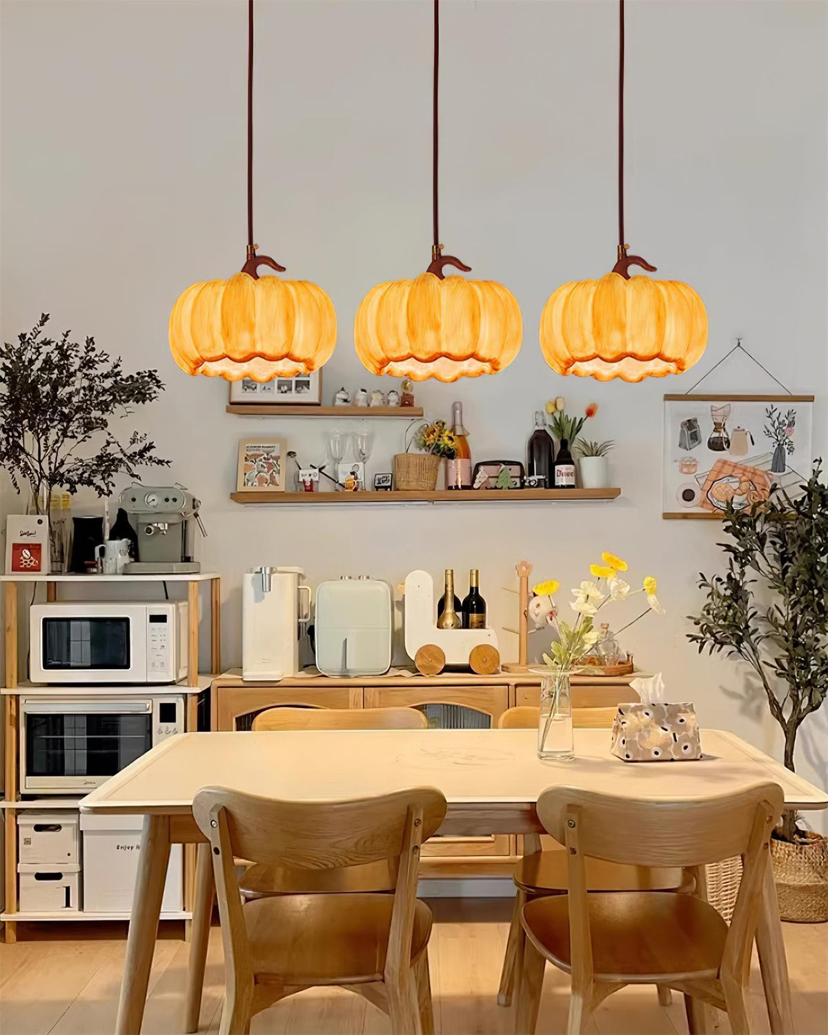 Duzy Pumpkin Metal Pendant Lamp — product view 18