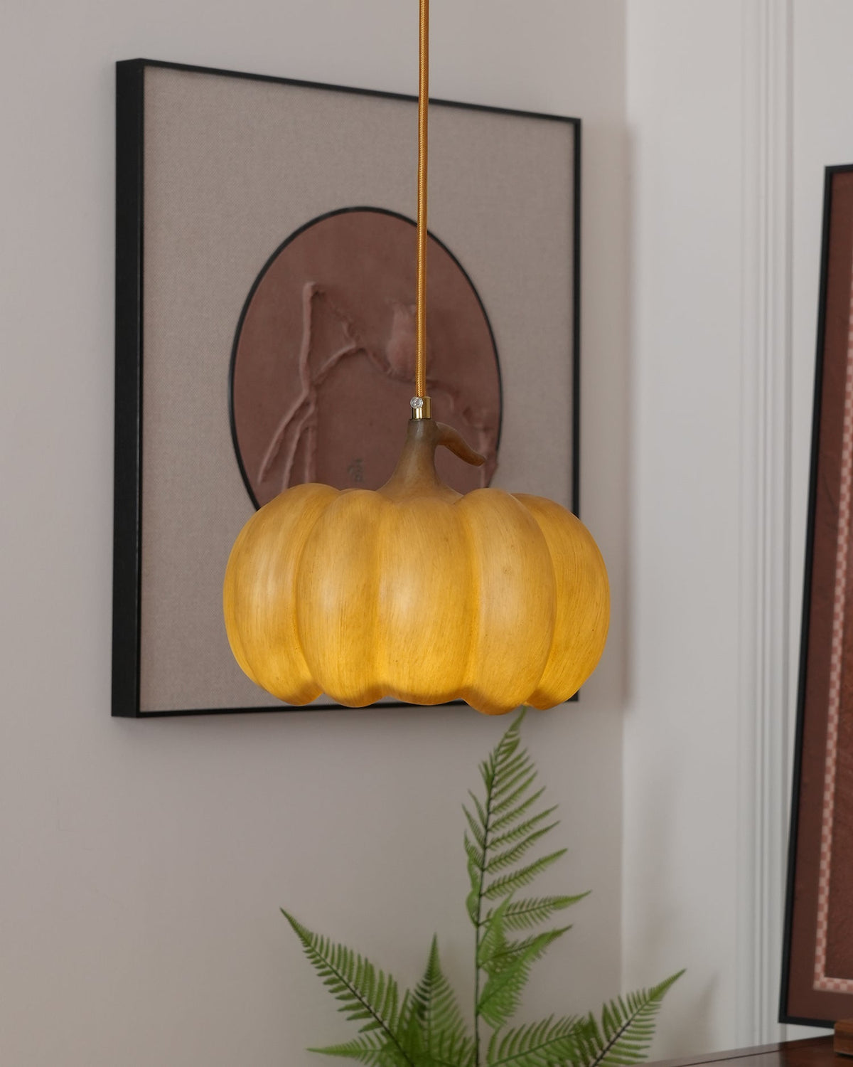 Duzy Pumpkin Metal Pendant Lamp — product view 32
