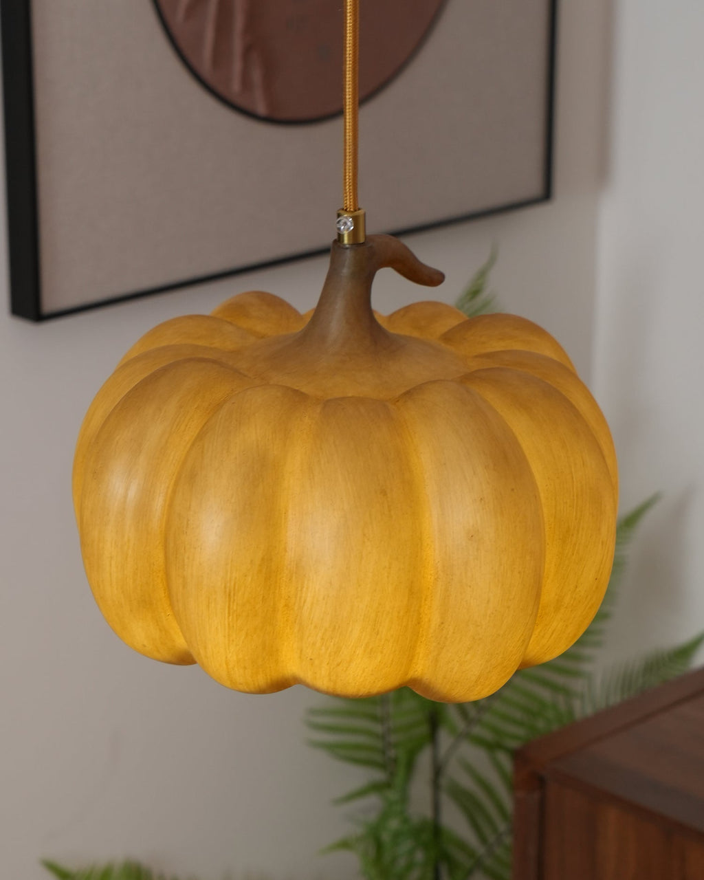 Duzy Pumpkin Metal Pendant Lamp — product view 33