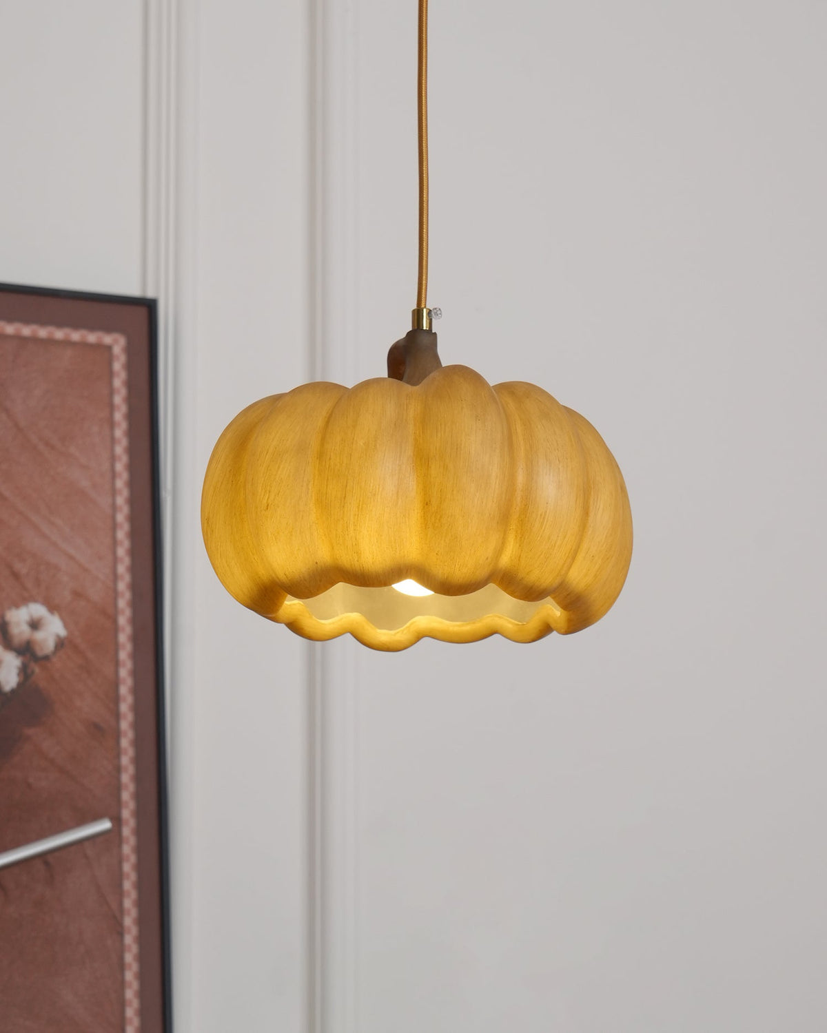 Duzy Pumpkin Metal Pendant Lamp — product view 34