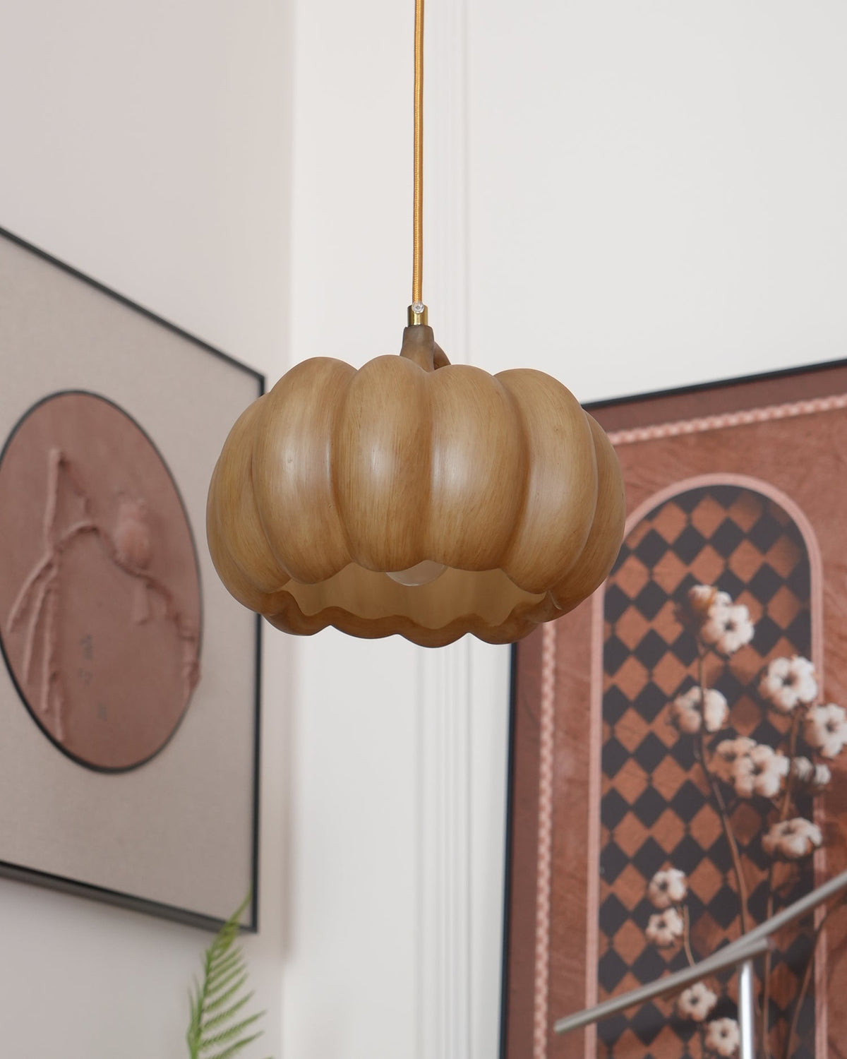 Duzy Pumpkin Metal Pendant Lamp — product view 37