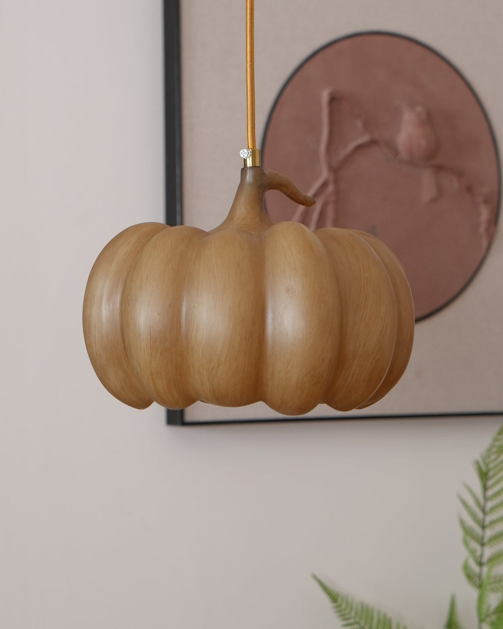 Duzy Pumpkin Metal Pendant Lamp — product view 38