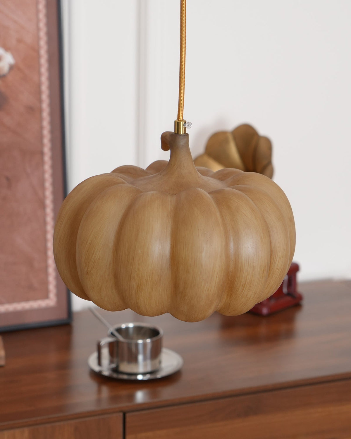 Duzy Pumpkin Metal Pendant Lamp — product view 39