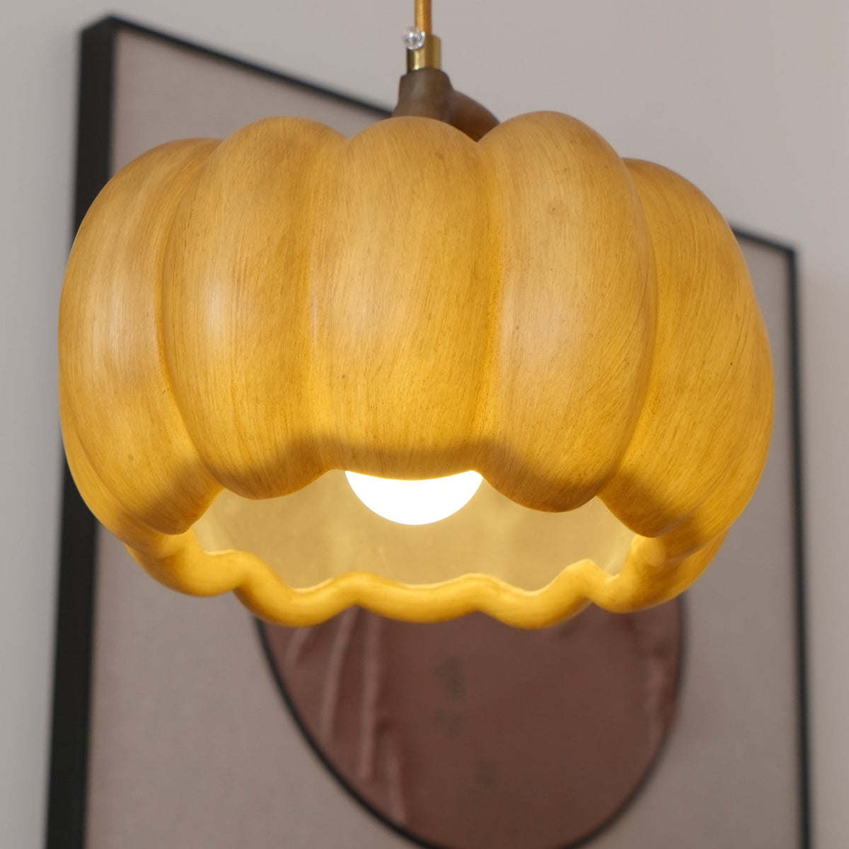 Duzy Pumpkin Metal Pendant Lamp — product view 44