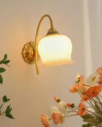 Vintage Mia Brass Wall Lamp — product view 3