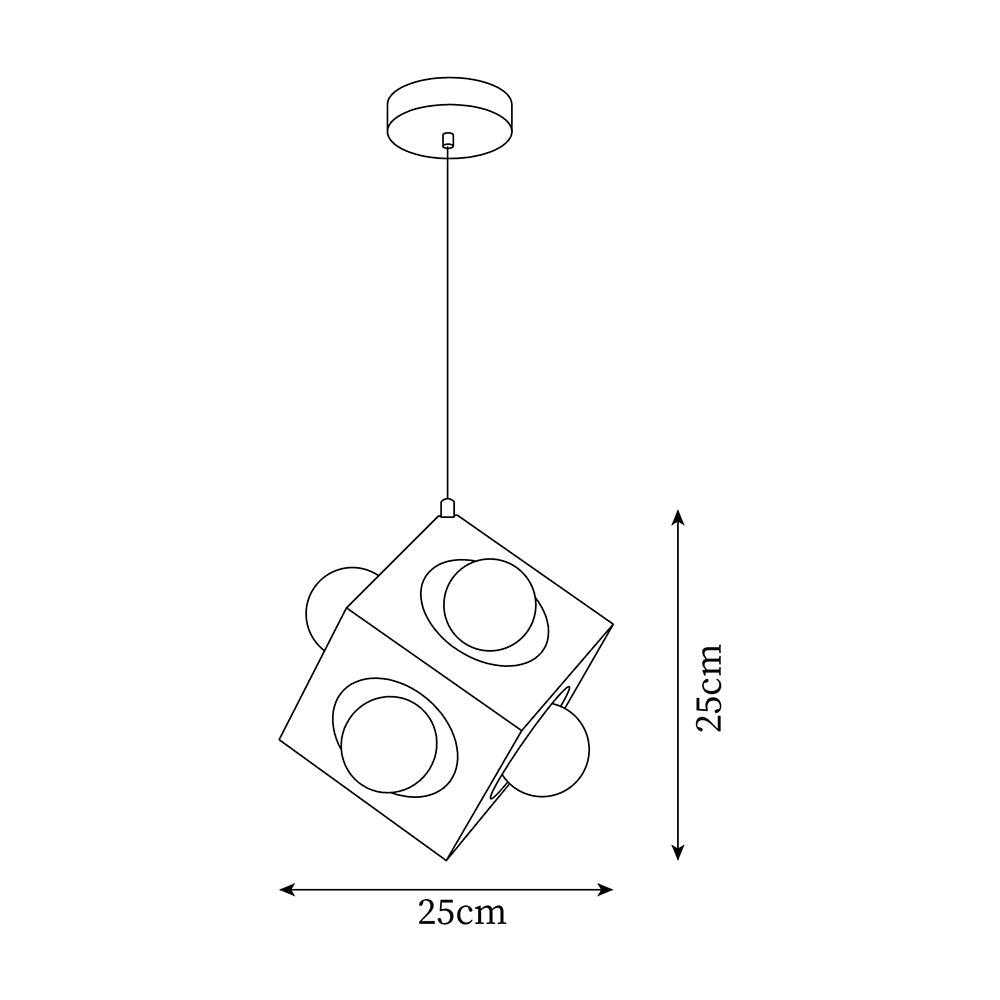 Block Metal Pendant Lamp — product view 5