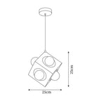 Block Metal Pendant Lamp — product view 5