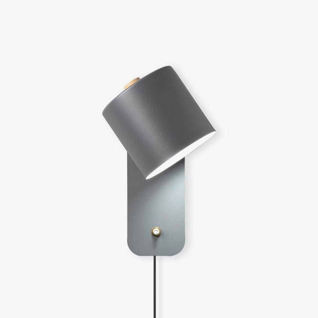 Rotatable Cylinder Plug-in Wall Lamp – product view 1