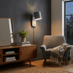 Rotatable Cylinder Plug-in Wall Lamp – product view 6