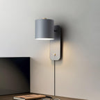Rotatable Cylinder Plug-in Wall Lamp – product view 10