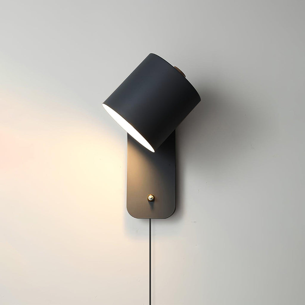Rotatable Cylinder Plug-in Wall Lamp – product view 14