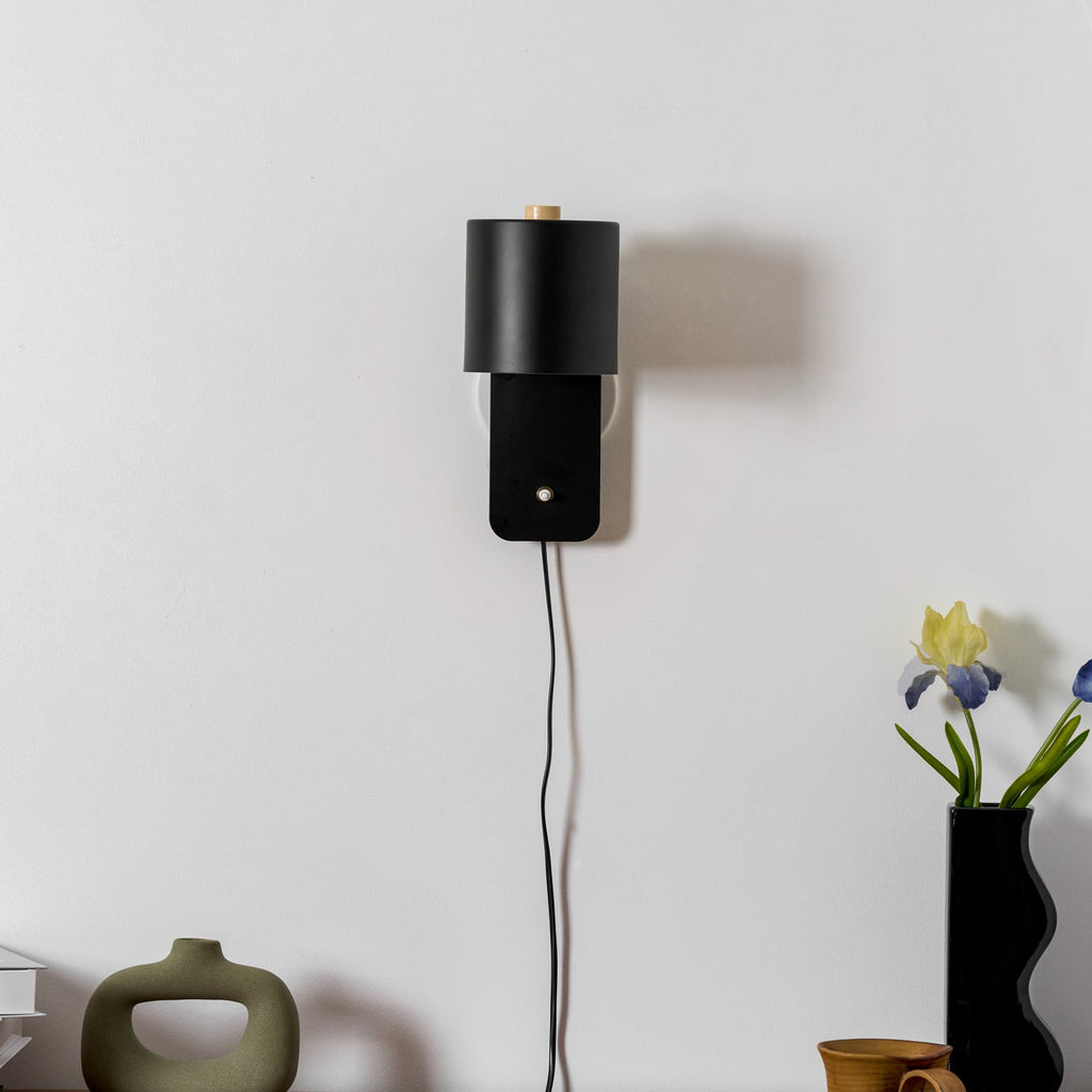 Rotatable Cylinder Plug-in Wall Lamp – product view 22