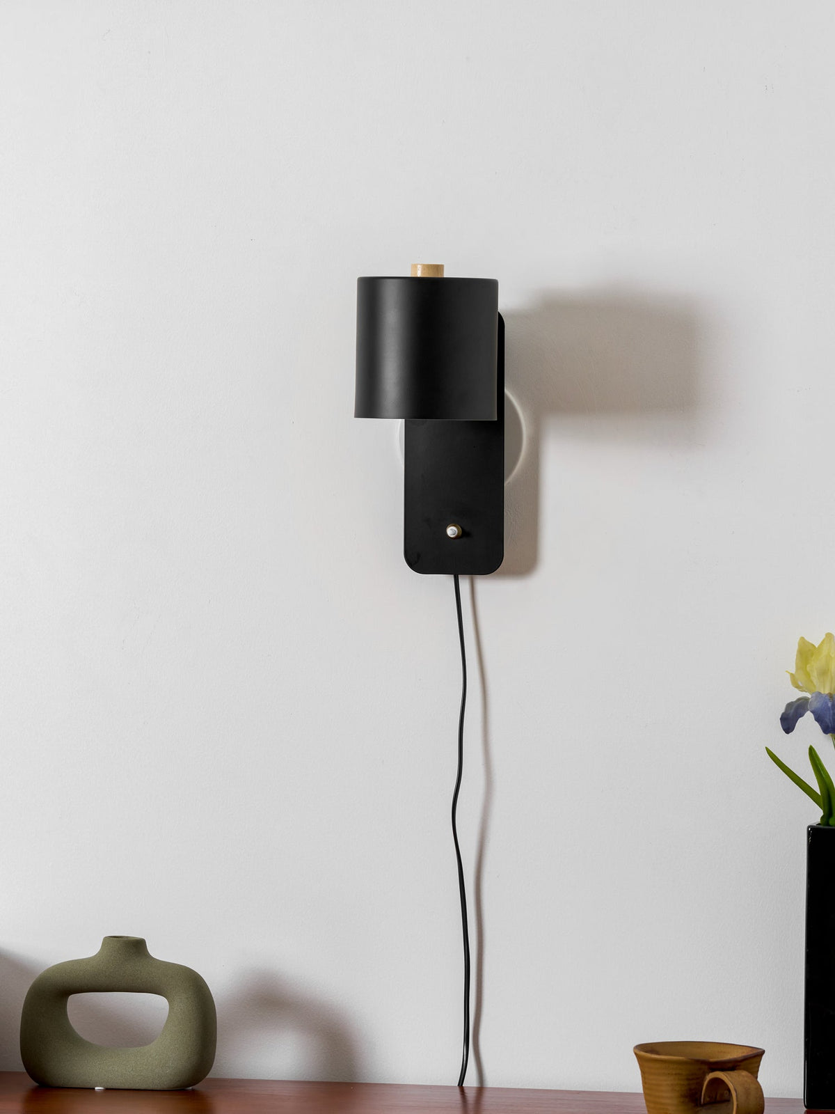 Rotatable Cylinder Plug-in Wall Lamp – product view 26