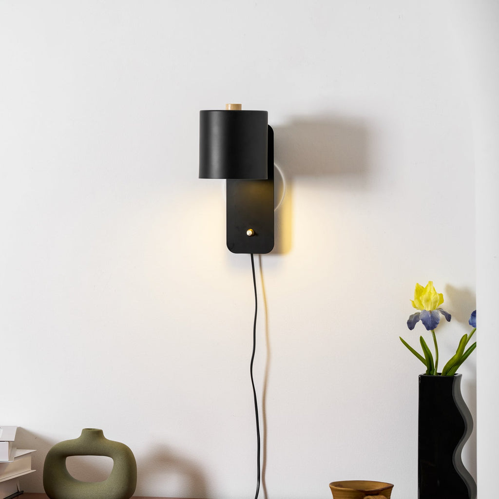 Rotatable Cylinder Plug-in Wall Lamp – product view 27