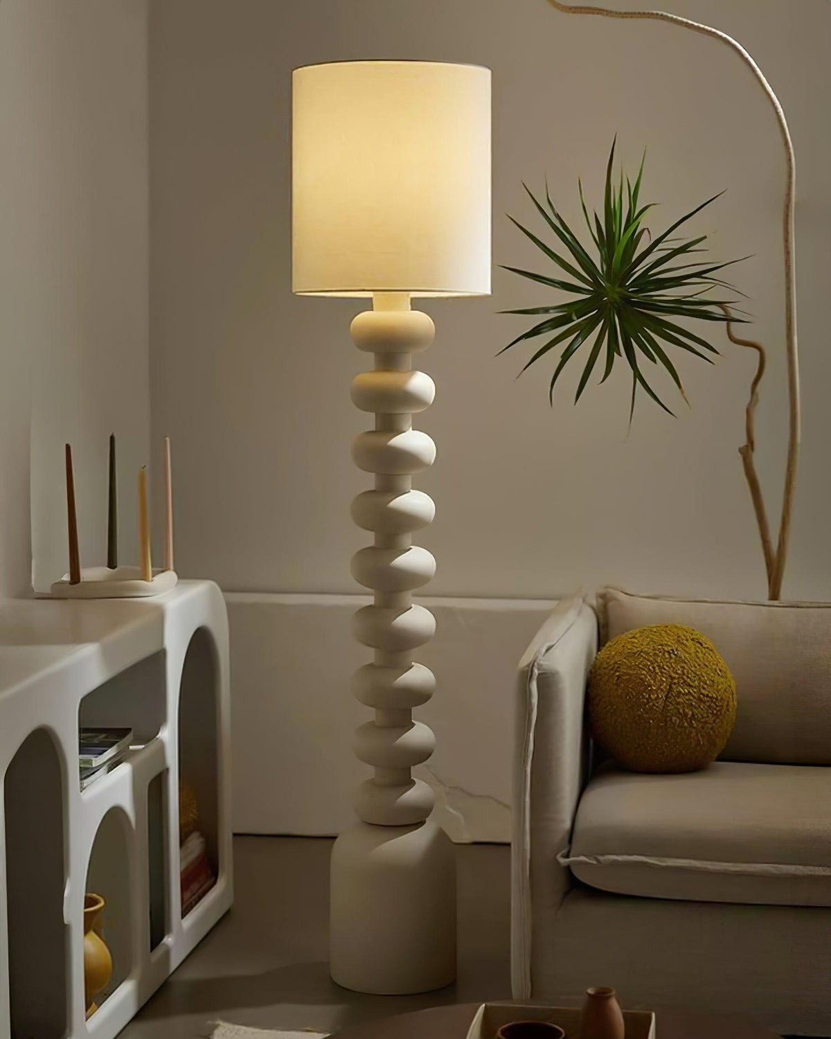 Leona Resin Floor Lamp — product view 3