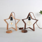 Wood Star Pendant Lamp — product view 6
