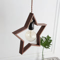 Wood Star Pendant Lamp — product view 7