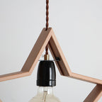 Wood Star Pendant Lamp — product view 12