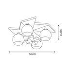 Windmill Glass Ceiling Light — product view 5