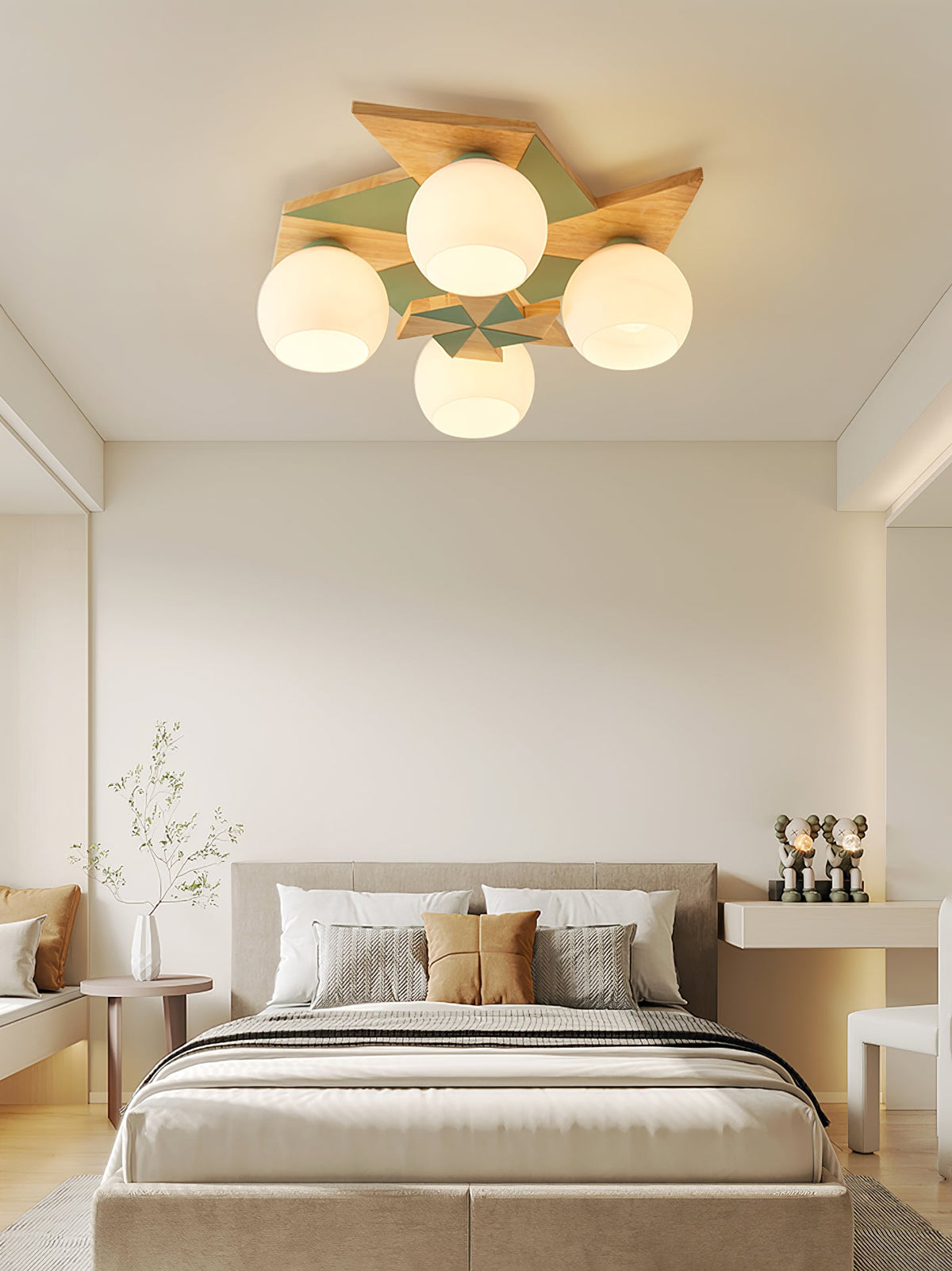 Windmill Glass Ceiling Light — product view 9