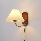 Louise Plug In Wood Wall Lamp — product view 2