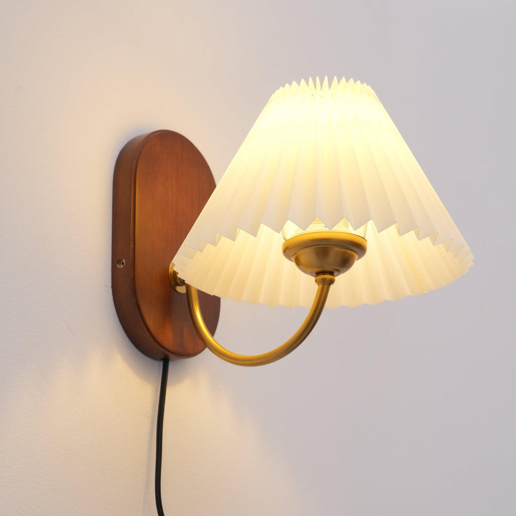 Louise Plug In Wood Wall Lamp — product view 9