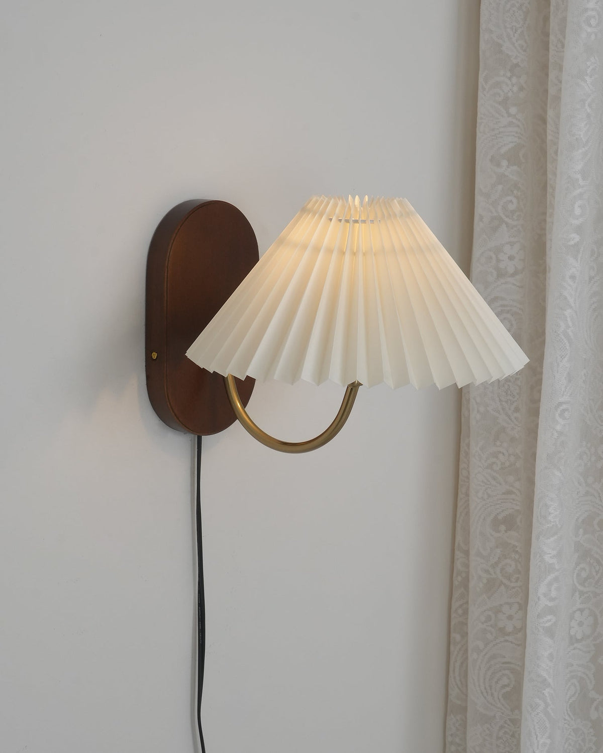 Louise Plug In Wood Wall Lamp — product view 13