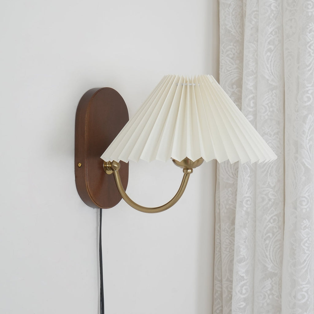 Louise Plug In Wood Wall Lamp — product view 30