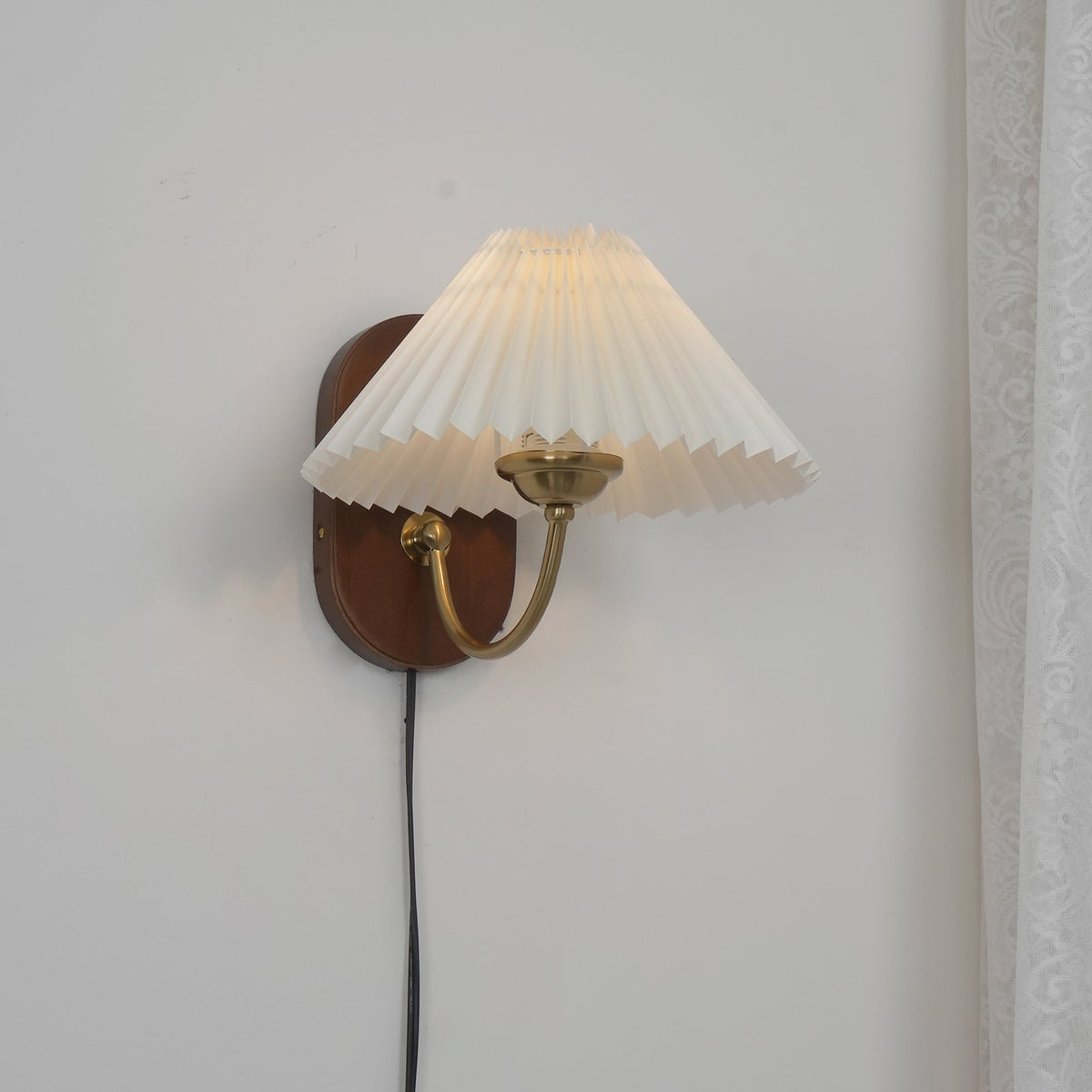 Louise Plug In Wood Wall Lamp — product view 31
