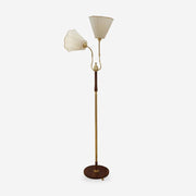 Brass & Walnut & White