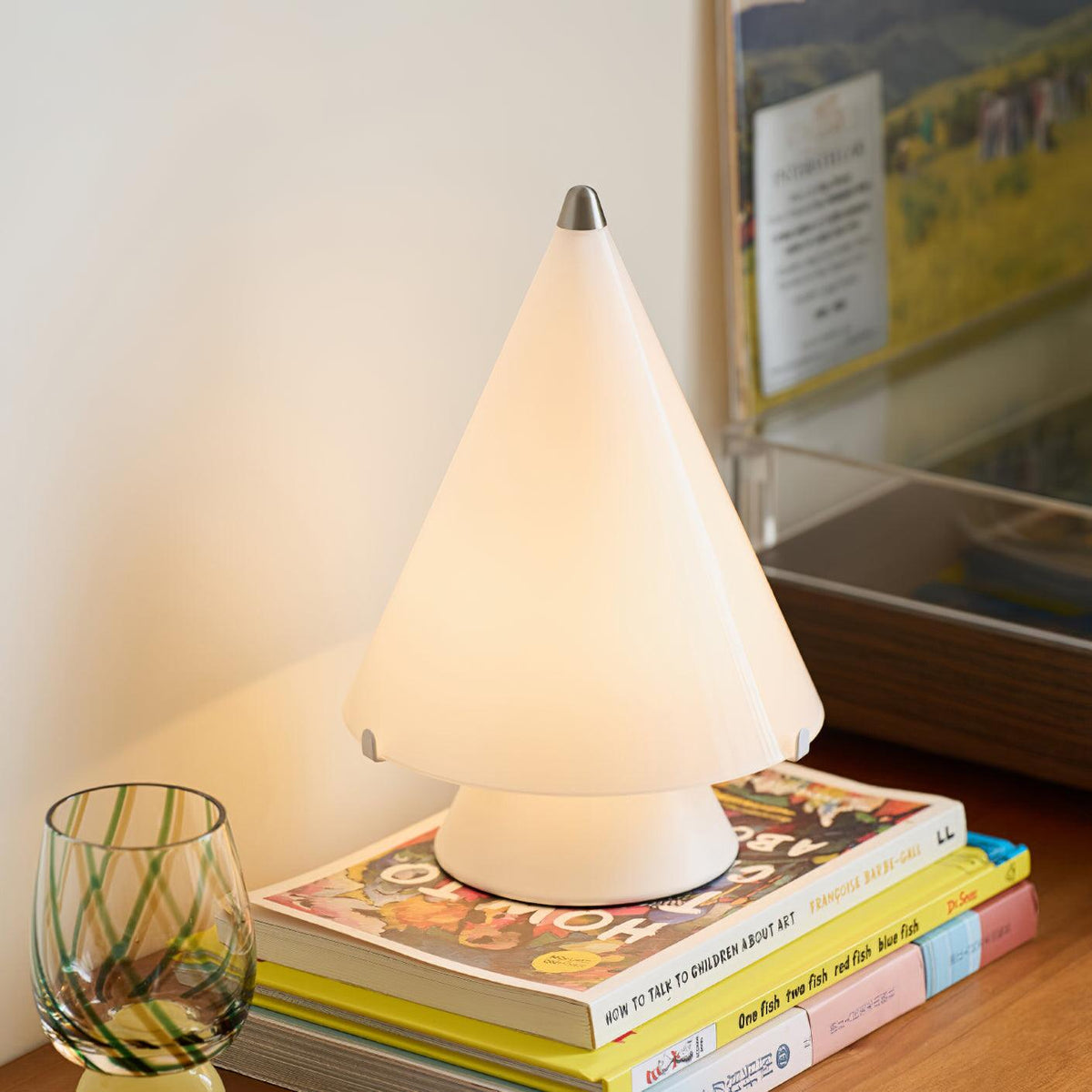 Miza Glass Table Lamp — product view 2