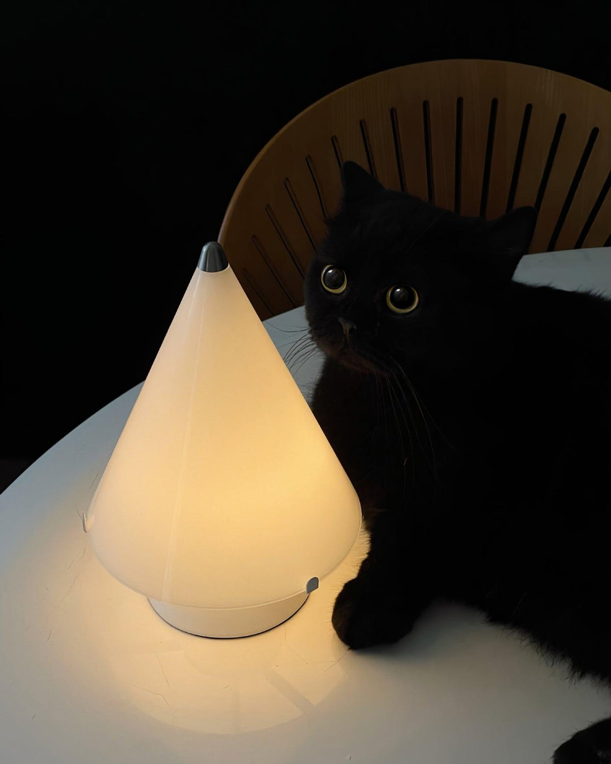 Miza Glass Table Lamp — product view 4
