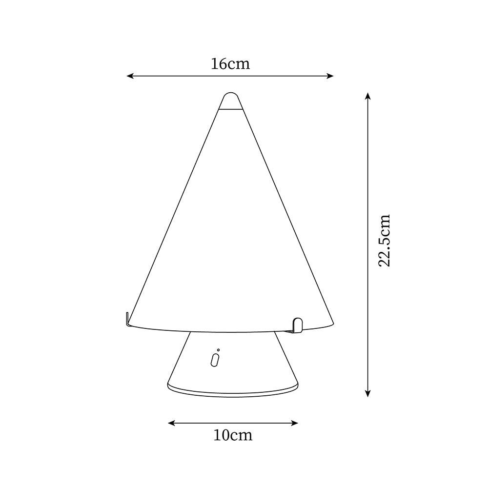 Miza Glass Table Lamp — product view 5