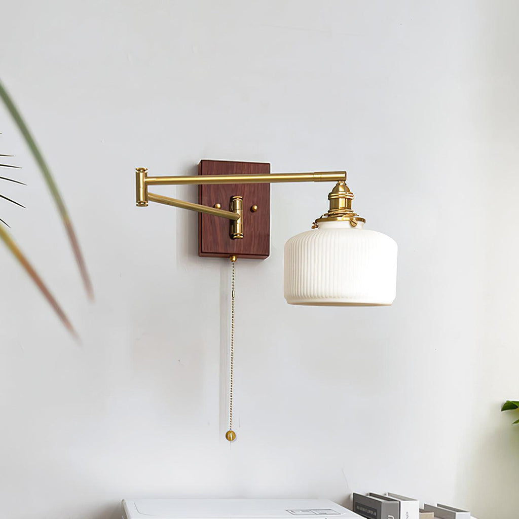 Madison Wood Wall Lamp — product view 2