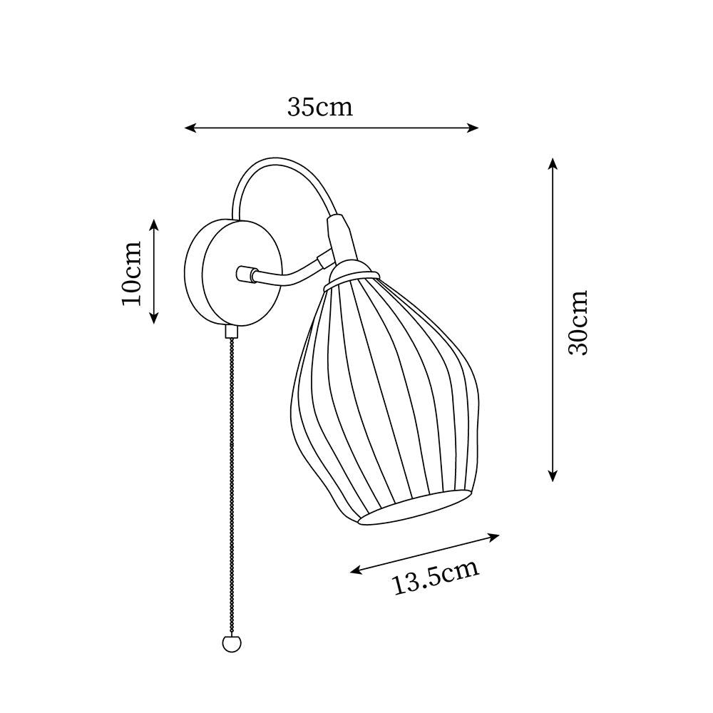 Paola Ceramic Wall Lamp — product view 5
