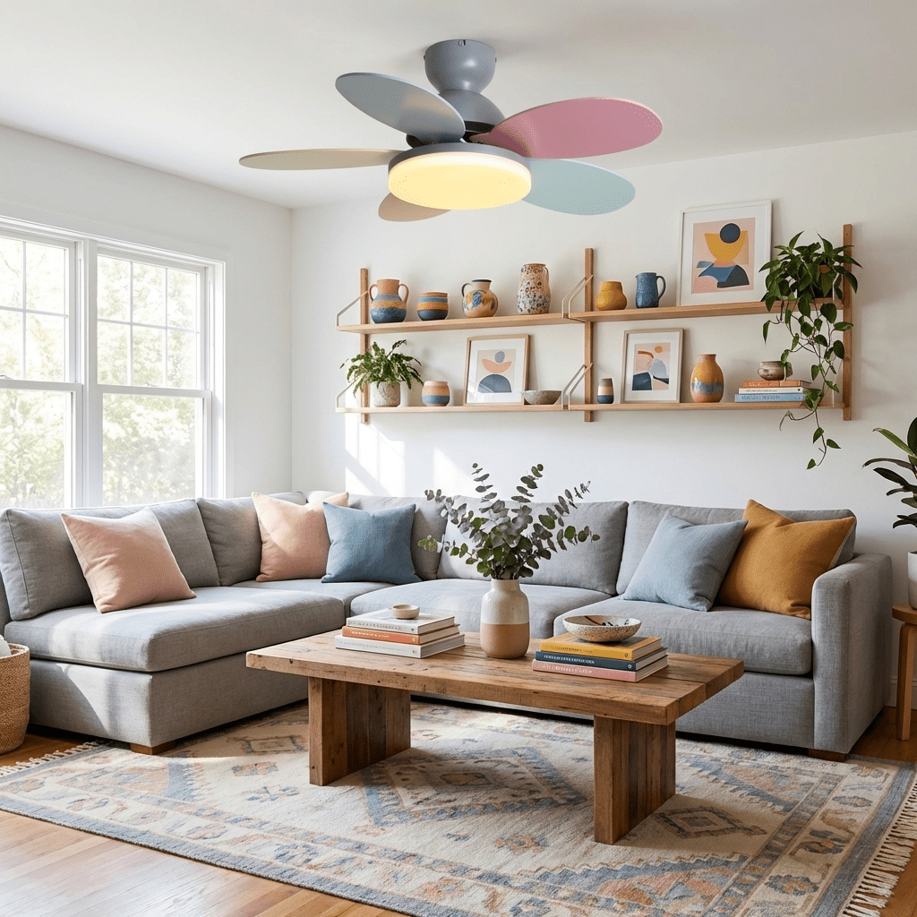 Petalo Ceiling Fan Light – product view 4