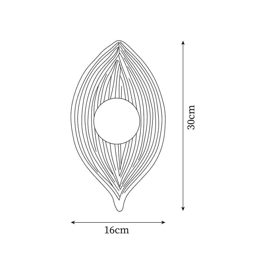 Leaves Acrylic Wall Light — product view 5